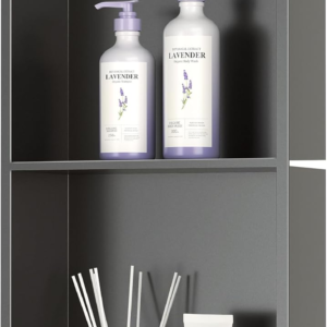 JIMU BK1224B charcoal black shower niche